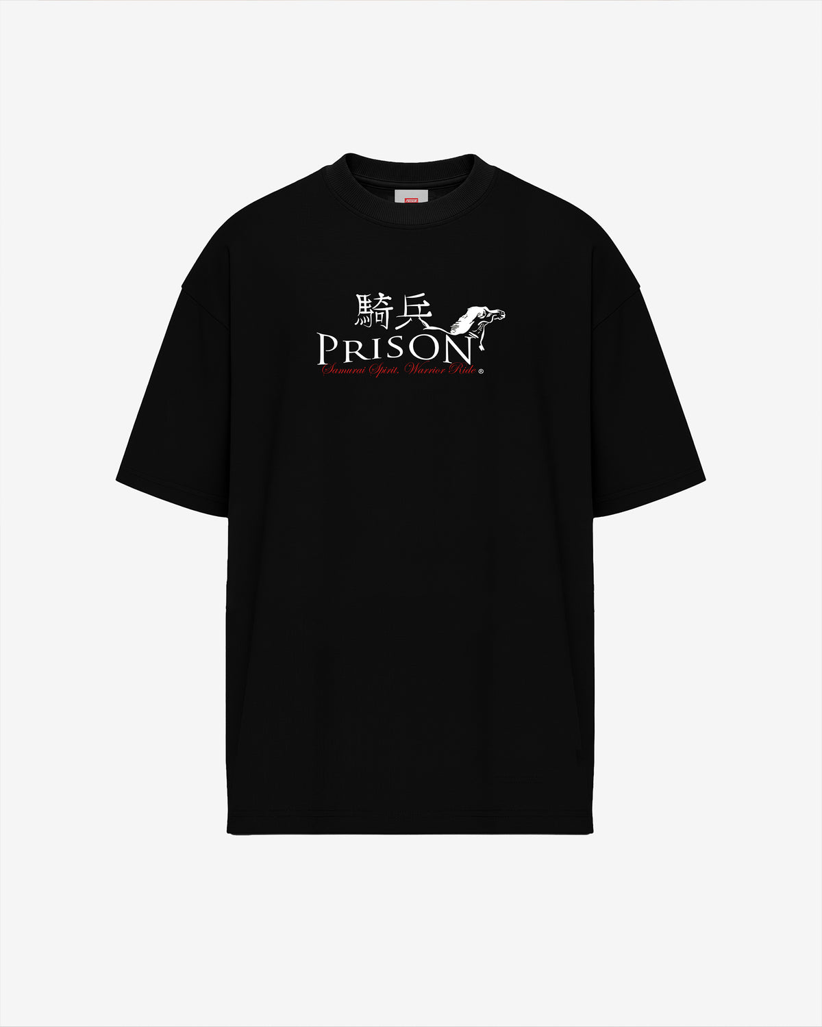 Black oversized samurai t-shirt