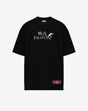 Camiseta oversized samurai preta