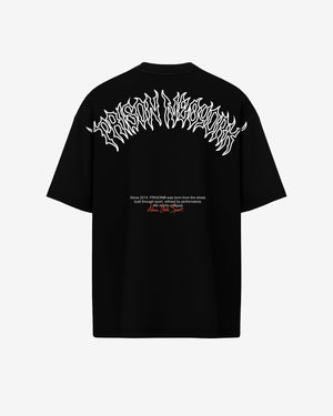 Camiseta oversized boxy core preta