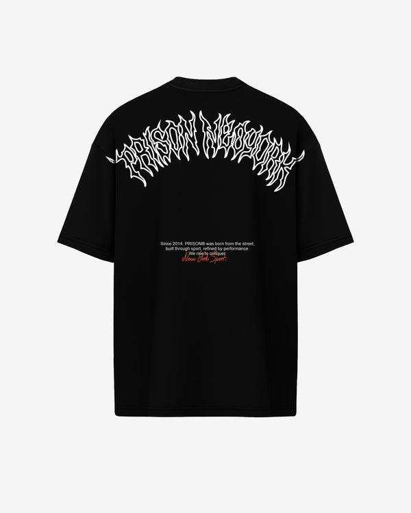 Camiseta oversized boxy core preta