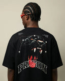 Camiseta Oversized Sport Panther Preta