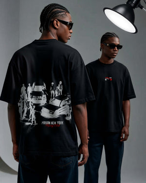 Camiseta oversized racing club prison x mavericks