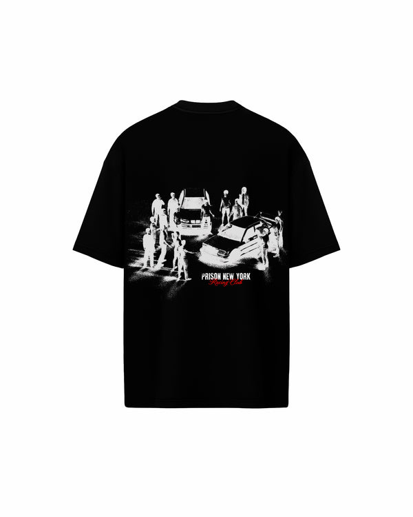 Camiseta oversized racing club prison x mavericks