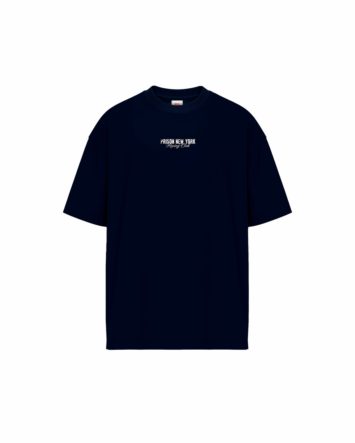 Camiseta oversized racing club prison azul marinho
