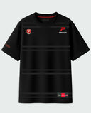Camiseta Listrada Running Club Preta
