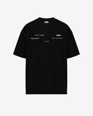 Camiseta minimal birds preta