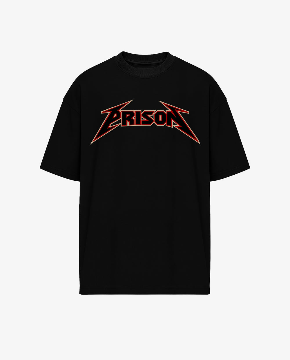 Camiseta metal rock preta