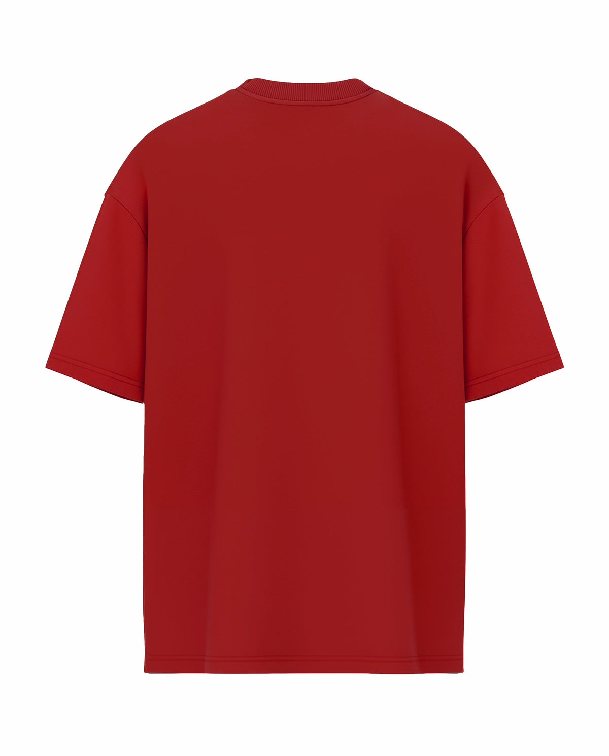 Camiseta Oversized Brooklyn Lettermark Vermelha