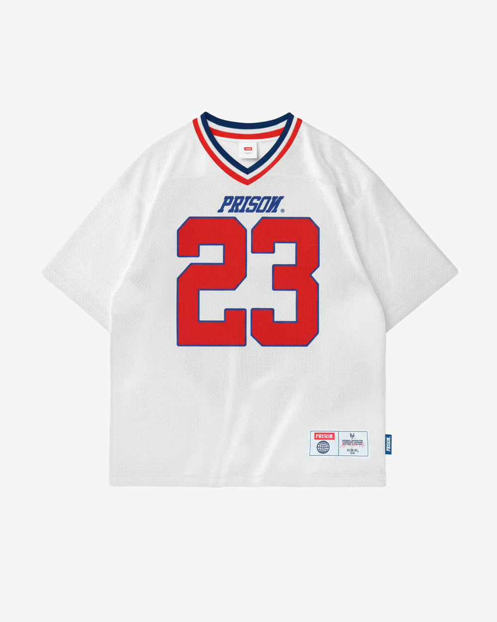 Camiseta futebol americano oversized branca