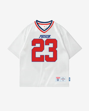 Camiseta futebol americano oversized branca