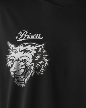 Camiseta Oversized Baseball Preta