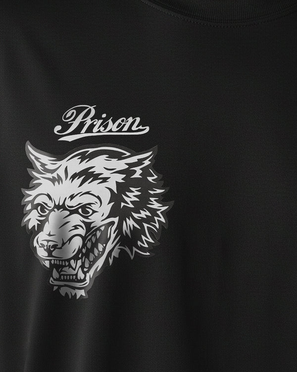 Camiseta Oversized Baseball Preta