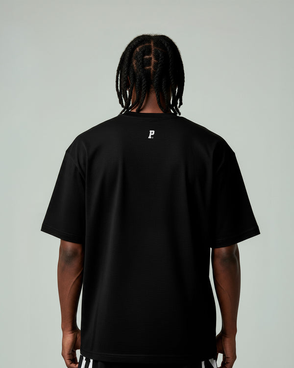 Black RGB Sticker T-Shirt