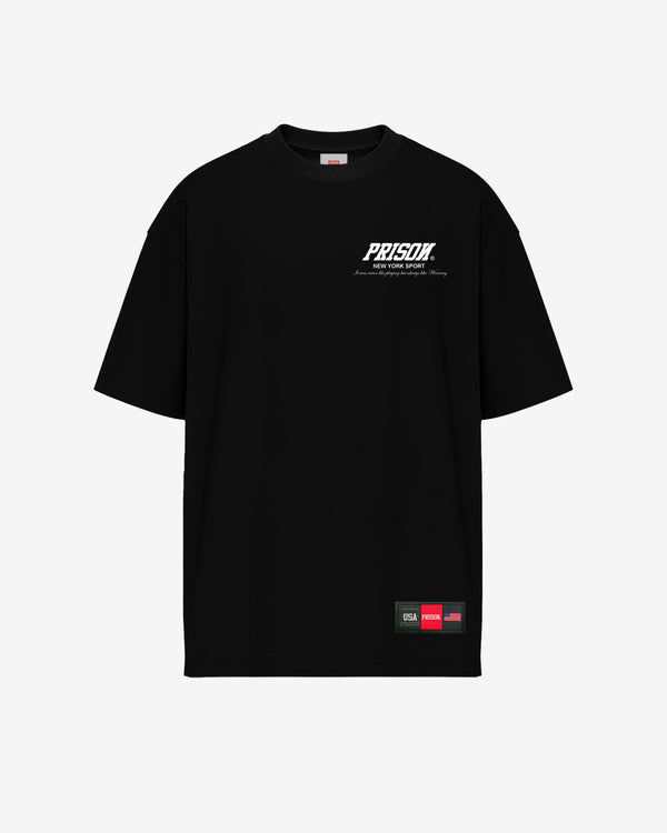 Camiseta oversized box essentials preta