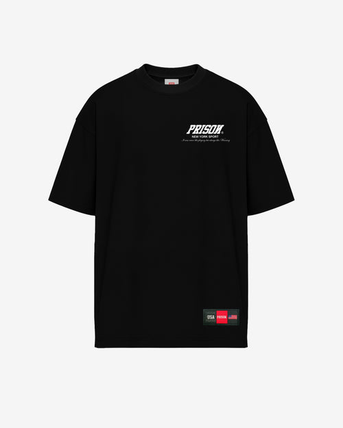 Camiseta oversized box essentials preta