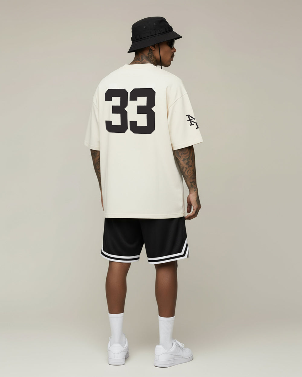 Camiseta oversized basketball hoop