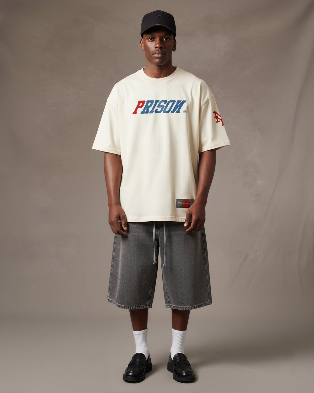 Camiseta oversized masculino off white