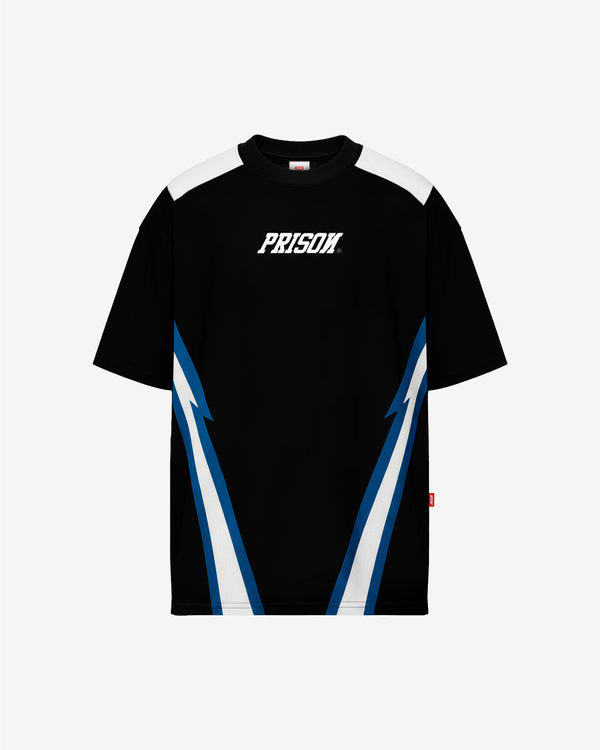 Camiseta esportiva Fast lane preta