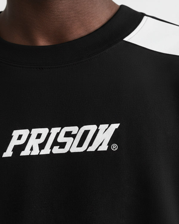 Camiseta esportiva Fast lane preta