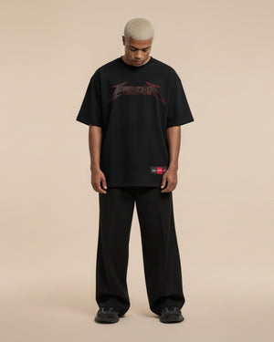 Camiseta metal rock preta