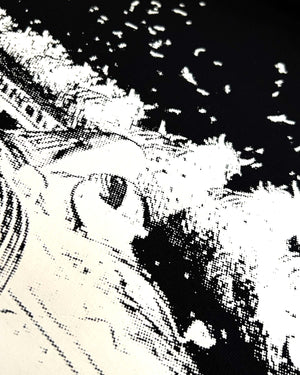 Camiseta oversized motors prison x mavericks