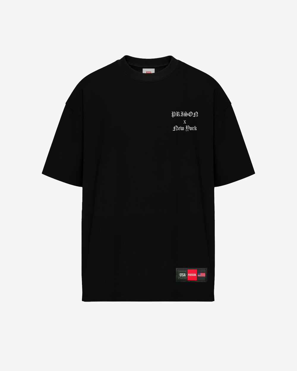 Camiseta oversized workout preta