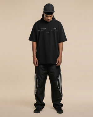 Camiseta minimal birds preta