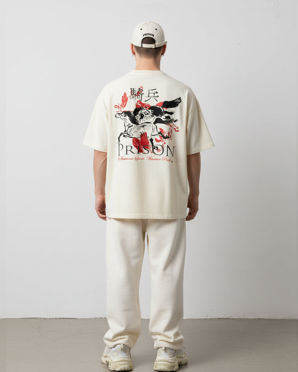 Camiseta oversized samurai off white