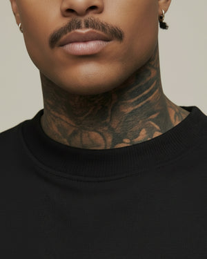 Camiseta oversized samurai preta