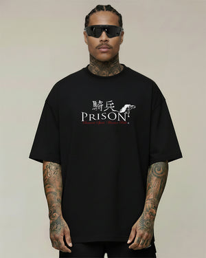 Black oversized samurai t-shirt