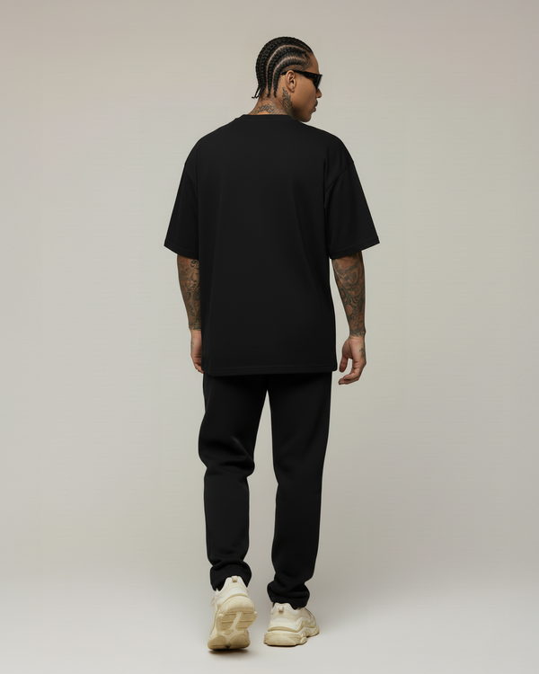 Camiseta oversized secret preta