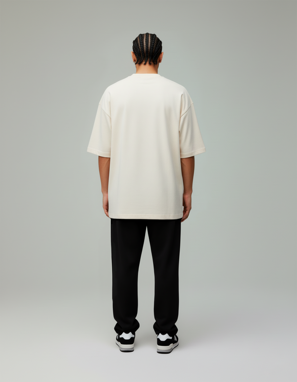 Camiseta box oversized icon logo