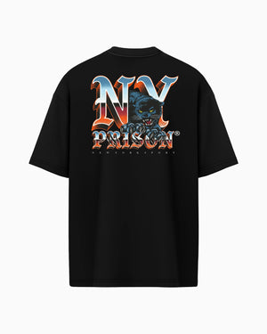 Camiseta Oversized Overlay Preta