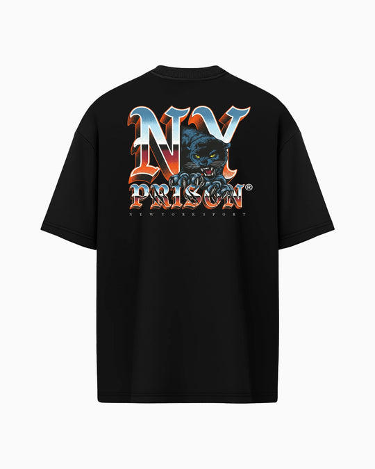 Camiseta Oversized Overlay Preta