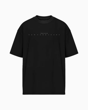 Camiseta Oversized Overlay Preta