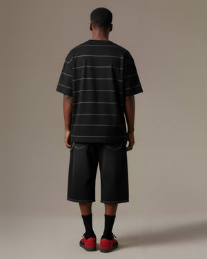Camiseta oversized listrada Manhattan Stripe