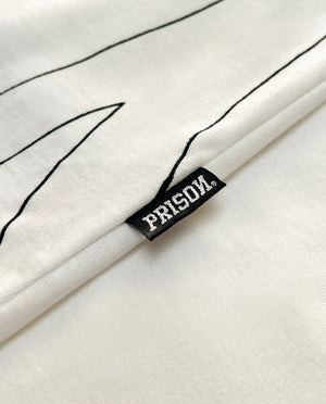 Camiseta Oversized Flame Prison X Offwhite