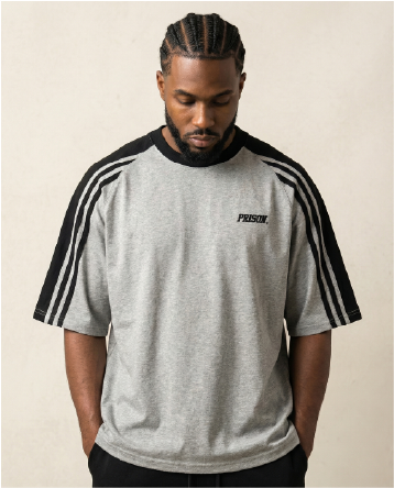 Camiseta raglan oversized strimer pro