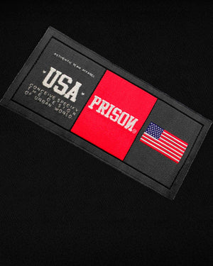 Camiseta streetwear p preta prison