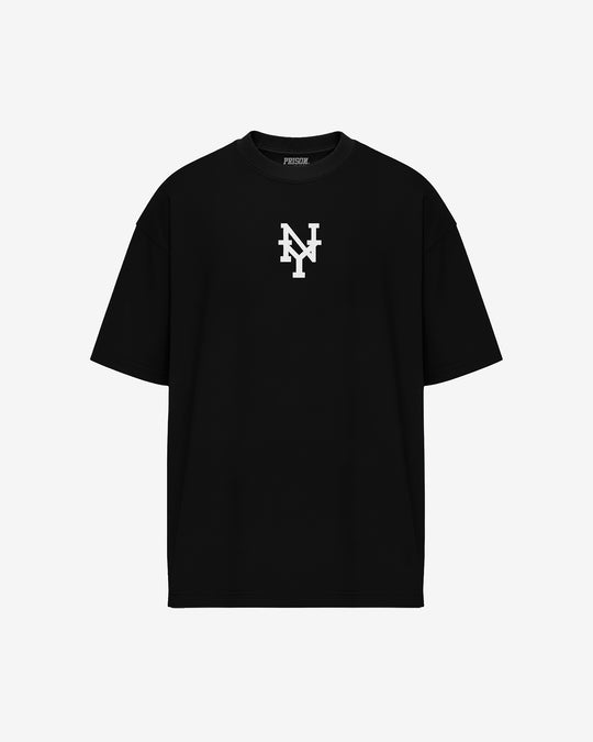 Camiseta oversized ny preta prison