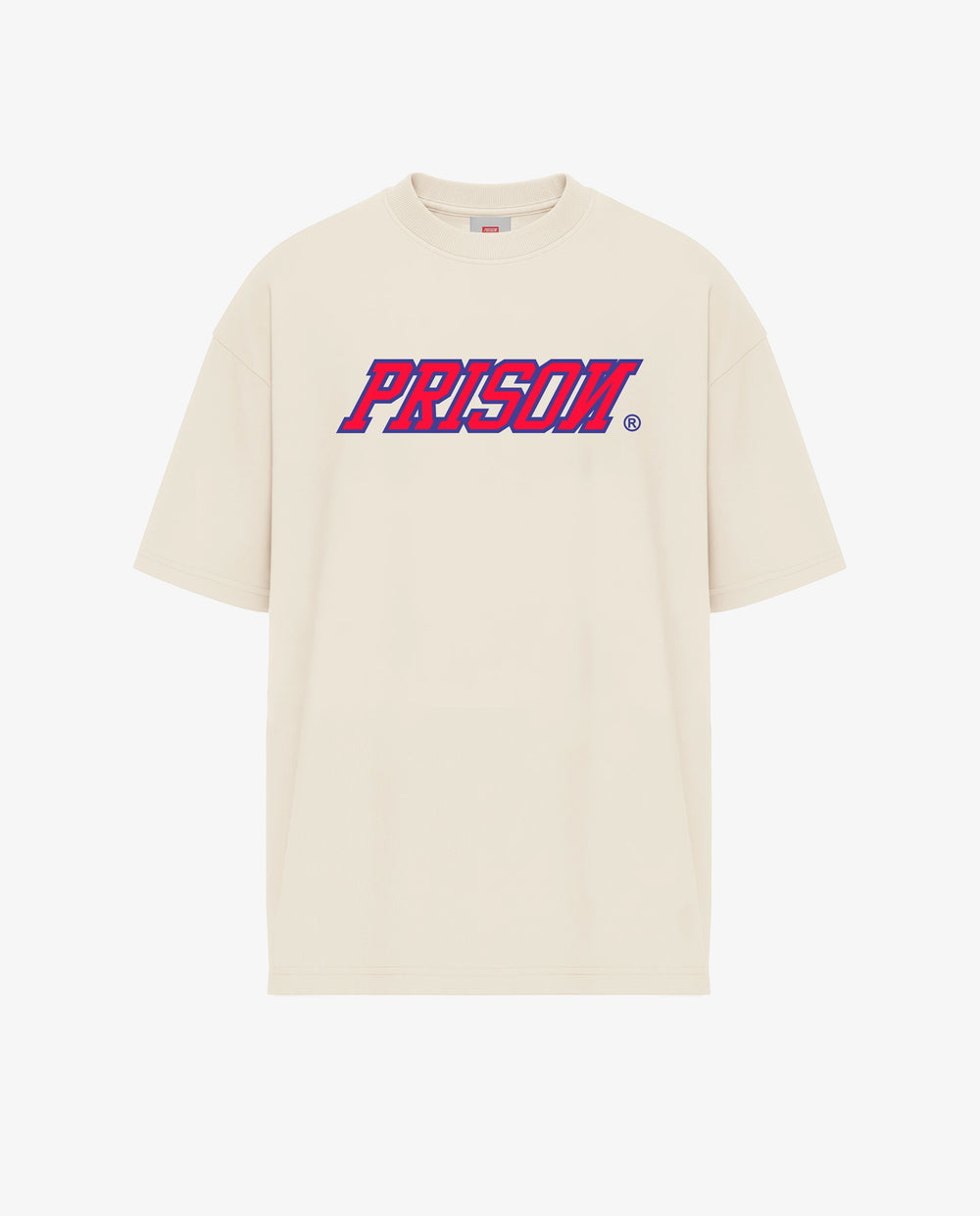 Camiseta streetwear logo prison off white