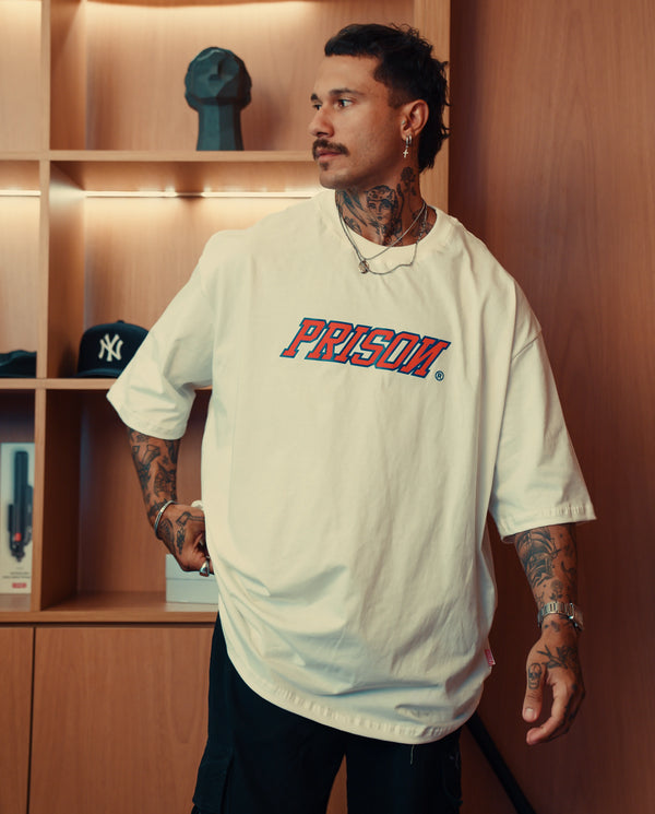 Oversized new york off white t-shirt.