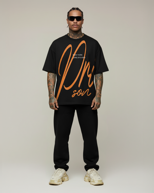 Camiseta oversized secret preta