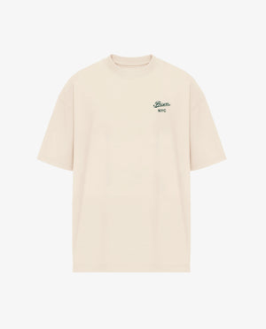 Camiseta offwhite prison logo verde