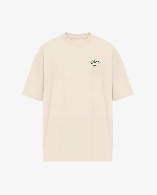 Camiseta offwhite prison logo verde