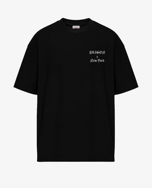 Oversized black workout t-shirt