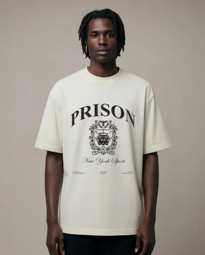 Camiseta streetwear Prison® off white oriental