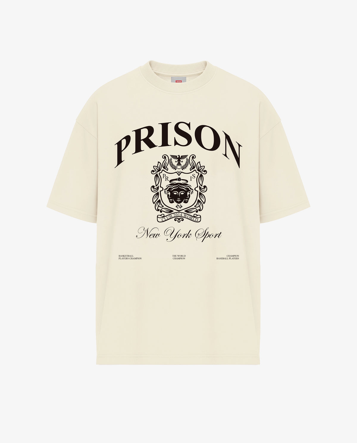 Camiseta streetwear Prison® off white oriental