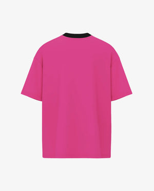 Camiseta Oversized Prison® Streets Rosa — costas