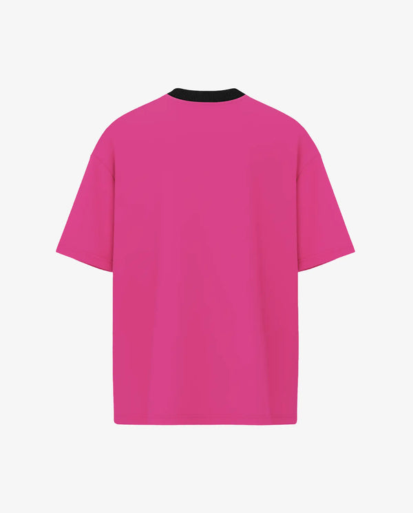 Camiseta Oversized Prison® Streets Rosa — costas